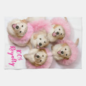 Princess Dogs in Tiaras Theedoek (Horizontaal)