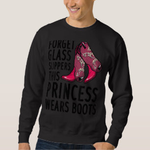 Princess Draag Boots Cowgirl Western meisje Trui