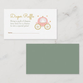 Princess Dragon Diaper Raffle Enclosure Informatiekaartje