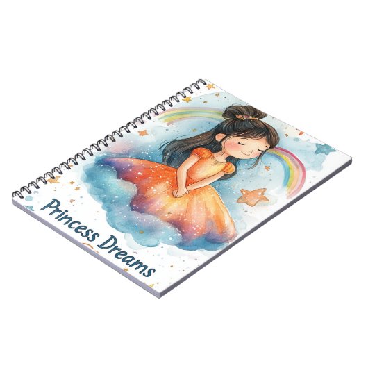 Princess Dreams Waterverf Journal - Magisch Notitieboek (Linkerzijde)