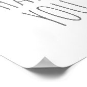 Princess Elephant Birthday Party Kaarten Gifts Poster (Hoek)