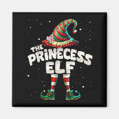 Princess Elf Family Matching Group Christmas Girls Magneet (Voorkant)