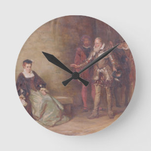 Princess Elizabeth (1533-1603) bij de toren (olie Ronde Klok