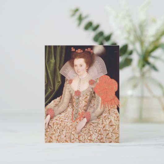 Princess Elizabeth, dochter van James I, 1612 Briefkaart (Staand voorkant)