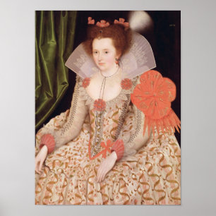 Princess Elizabeth, dochter van James I, 1612 Poster