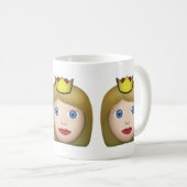 Princess Emoji Koffiemok (Voorkant rechts)