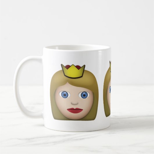 Princess Emoji Koffiemok (Links)