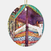Princess en de Pea Keramisch Ornament (Links)