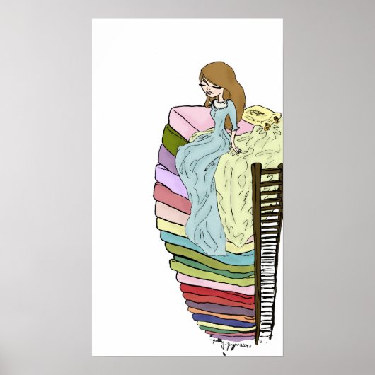 Princess en de Pea Poster (Voorkant)