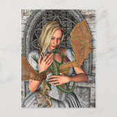 Princess en Dragon Briefkaart (Voorkant)