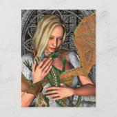 Princess en Dragon Briefkaart (Voorkant)