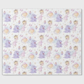 Princess en dragon cadeaupapier (Vlak)