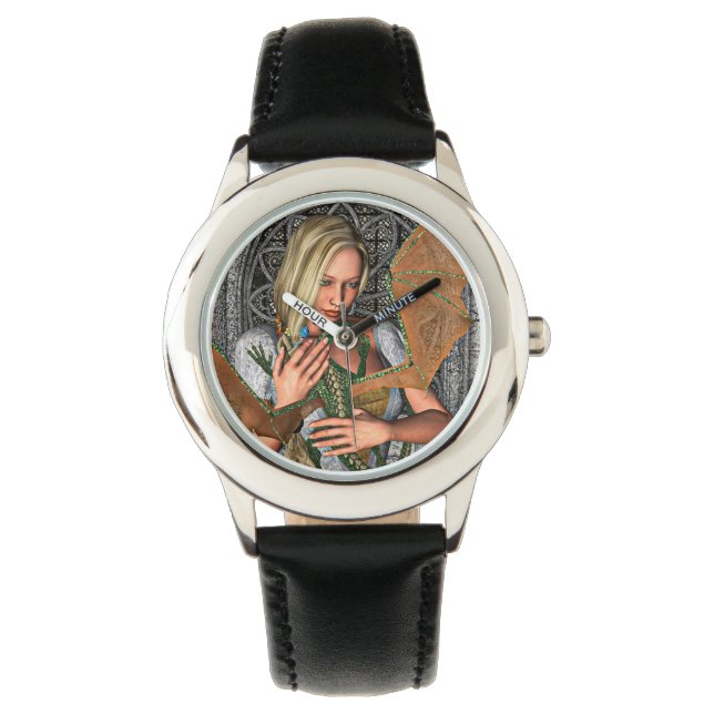 Princess en Dragon Horloge (Voorkant)