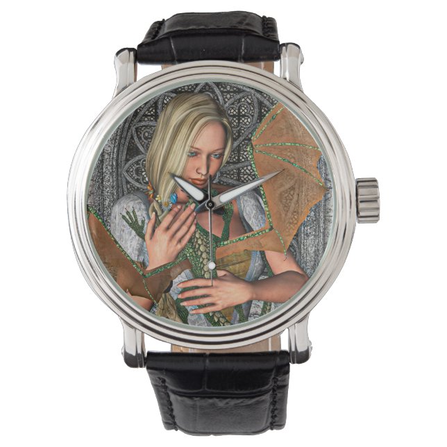 Princess en Dragon Horloge (Voorkant)