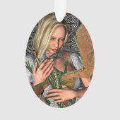 Princess en Dragon Ornament (achterkant)