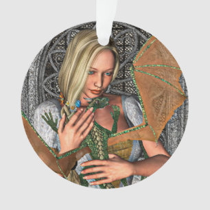 Princess en Dragon Ornament