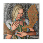 Princess en Dragon Tegeltje (Voorkant)