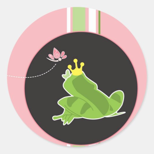 Princess en Frog Sticker (Voorkant)