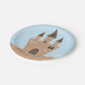 Princess en het eschanted Castle Papieren Bordje (Gekanteld)