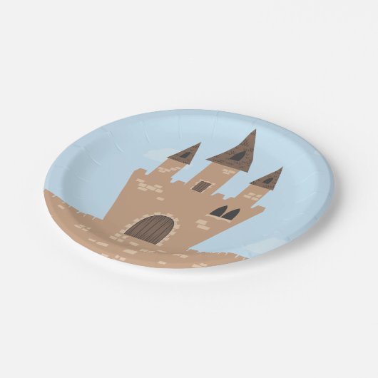 Princess en het eschanted Castle Papieren Bordje