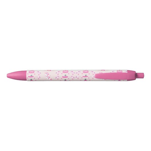 Princess en het kasteel zwarte inkt pen (Achterkant)
