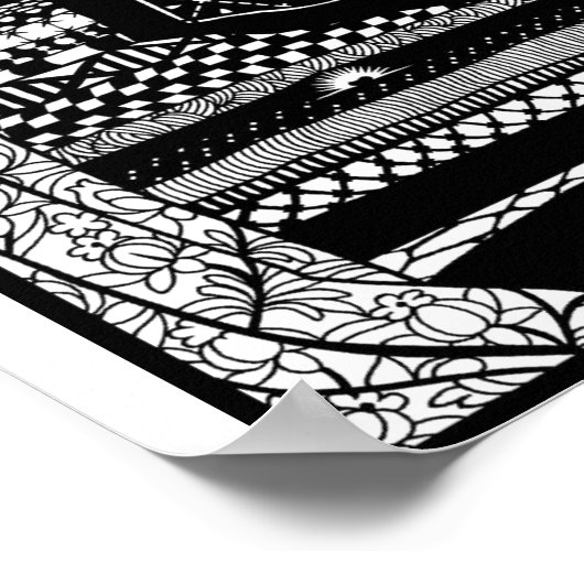 Princess en het Pea-Poster Poster (Hoek)