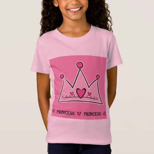 Princess en mijn vader is de koning van Kings T-shirt (Voorkant)