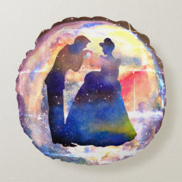 Princess en prins-ronde gooien het kussen