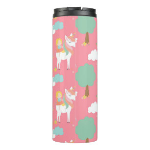 Princess en unicorns thermosbeker