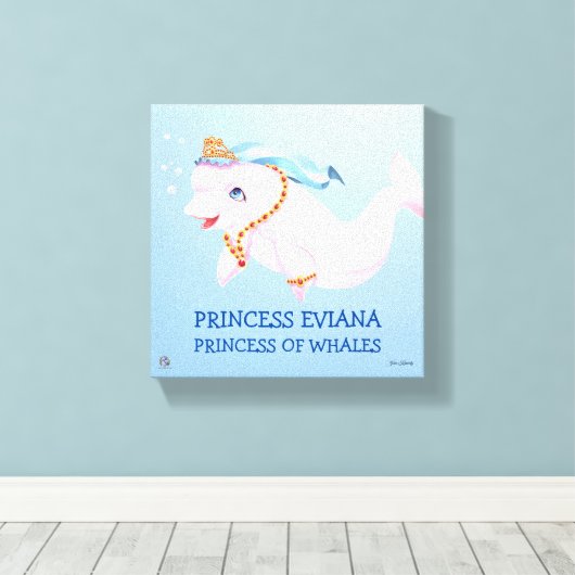 Princess Eviana, opgerold Canvas (Insitu (Houten vloer))