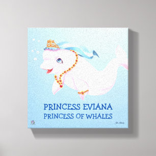 Princess Eviana, opgerold Canvas