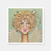 Princess Fae Faerie Fairy Nymph Angel Servet (Voorkant)