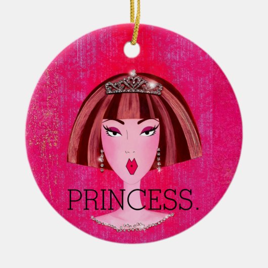 Princess - Fairest van all! Keramisch Ornament (Voorkant)