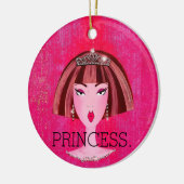 Princess - Fairest van all! Keramisch Ornament (Links)
