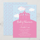 Princess Fairy Tale Castle Baby shower Kaart (Voorkant / Achterkant)