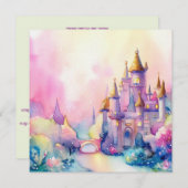 Princess Fairy Tale: Fairy Sparkles, een Baby show Kaart (Voorkant / Achterkant)