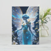 Princess Fairy vakantie Kaart (Staand voorkant)