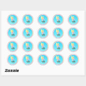 Princess Fairy Zeemeermin Stickers (Vel)