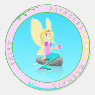 Princess Fairy Zeemeermin Stickers