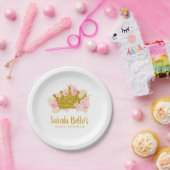 Princess Fairytale Baby shower Papieren Bordje (Feest)