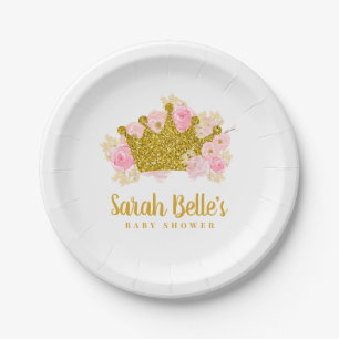 Princess Fairytale Baby shower Papieren Bordje