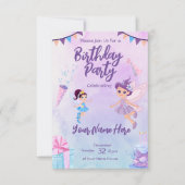 Princess Fairytale Birthday Kaart (Voorkant)