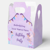 Princess Fairytale Birthday Kaart Invitation box Bedankdoosjes (Geopend)