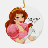 Princess/Fairytale Keramisch Ornament (Voorkant)