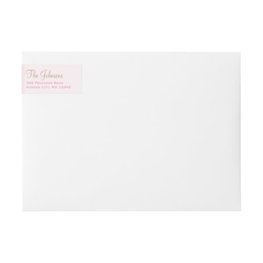 Princess Fairytale Return Address Labels (Voorkant)