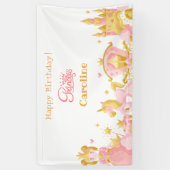 Princess Fairytale Royal Celebration Decoration Spandoek (Verticaal)
