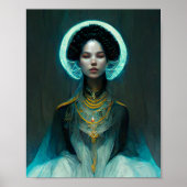 Princess Fantasy Sci-Fi Art-Poster Poster (Voorkant)