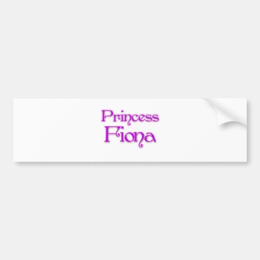 Princess Fiona Bumpersticker (Voorkant)