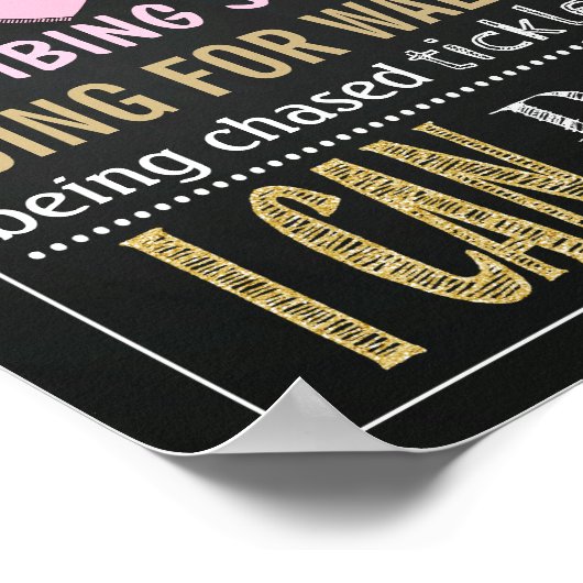 Princess First jarig Sign Milestone Poster (Hoek)