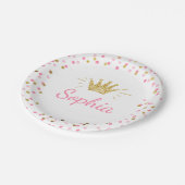 Princess First Year Paper Bord Pink Gold (Gekanteld)